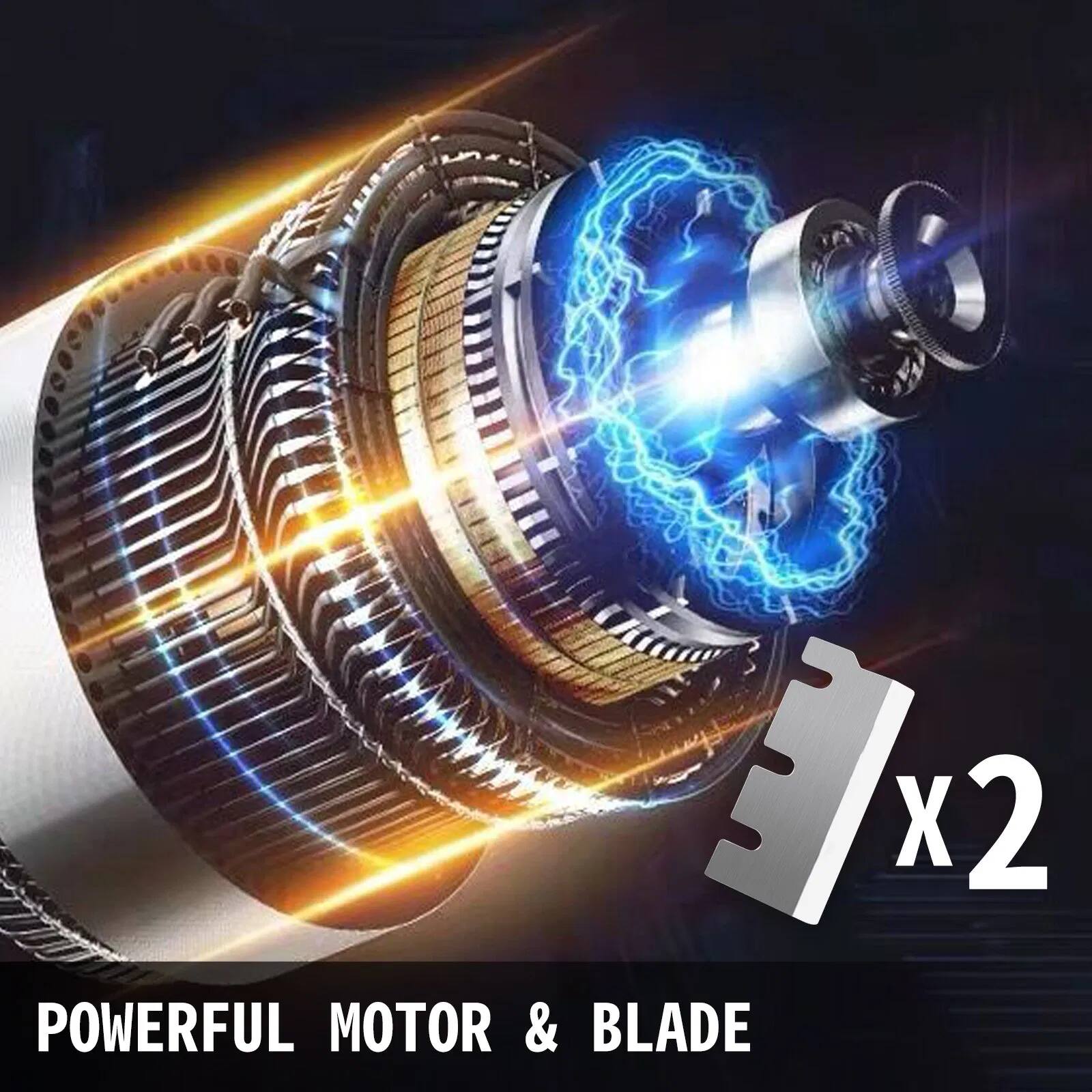 POWERFUL MOTOR & BLADE x2