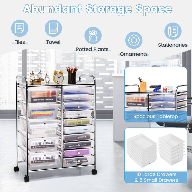 Abundant Storage Space: Files, Towel, Stationaries, Potted Plants, Ornaments

FOLKLORE AURORA - TEDUTV

To 5 DECOS

12 C UHO

Spacious Tabletop

00 tlube DESIE mua

STRIVE FORWARD ARD

10 Large Drawers & 5 Small Drawers