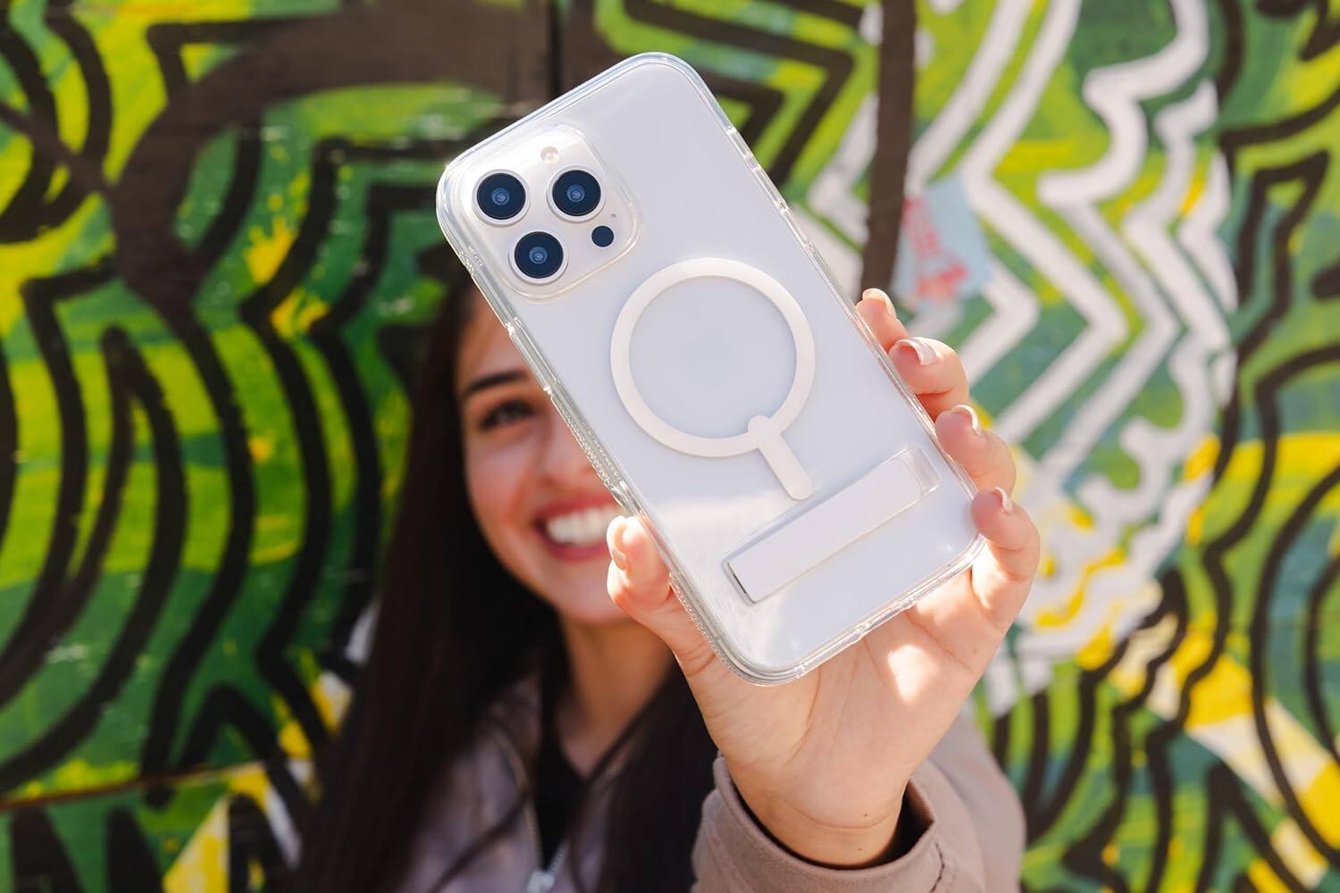 Alt View 2. ZAGG - Zagg Crystal Palace Snap Apple iPhone 16 Pro Max - Clear (Magsafe) - Clear.