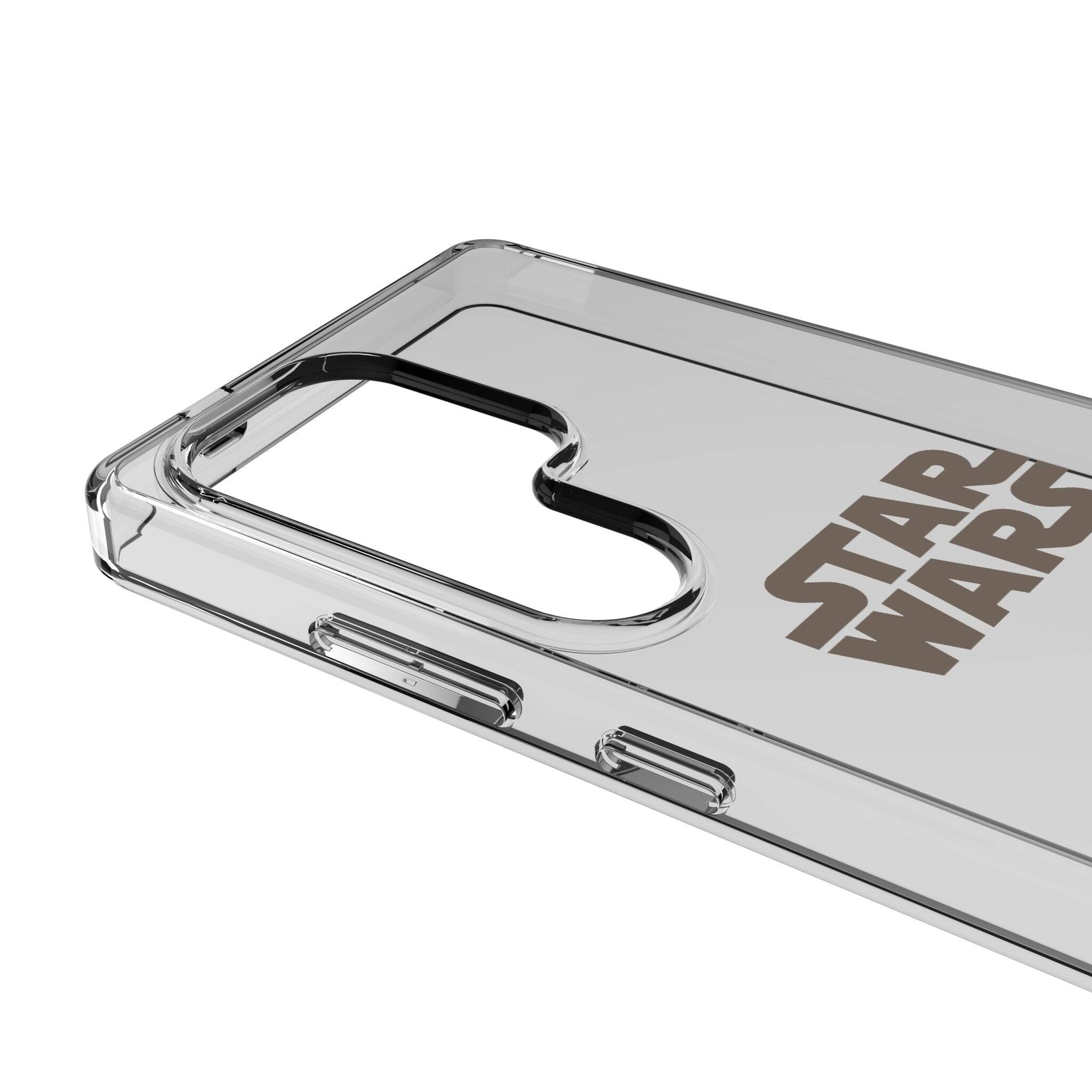 Left. Keyscaper - Star Wars: A New Hope Color Block Clear Phone Case - Samsung Galaxy S25 Plus - Han Solo.