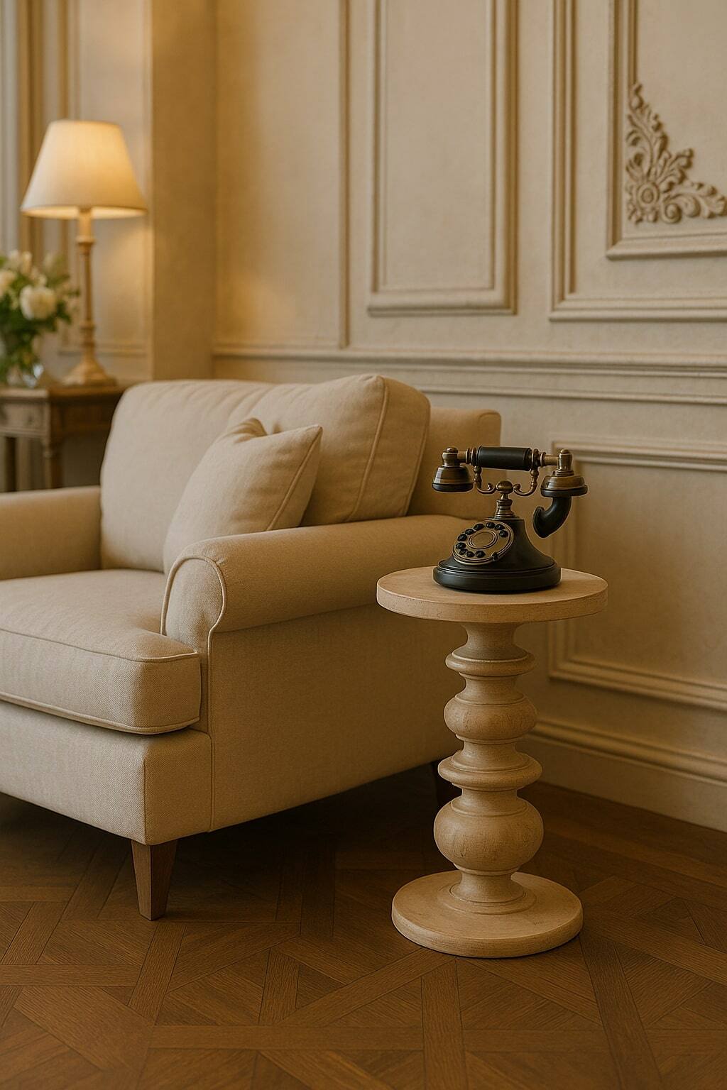 Alt View 2. Artisan Furniture - Artisan Furniture Solid Wood The Bellis Marble Accent Table - Grey.