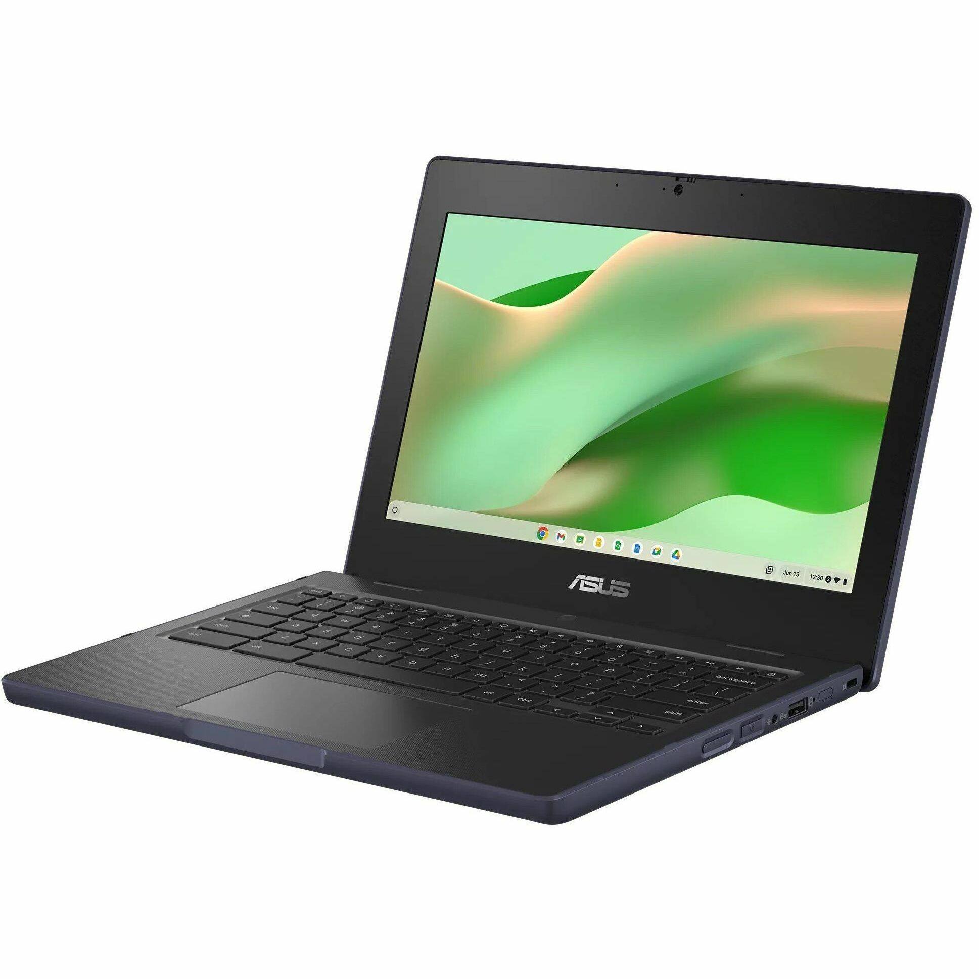 Alt View 5. ASUS - Asus Chromebook CZ11 CZ1104CM2A-YZ84T 11.6" Rugged Chromebook - HD - Octa-core (ARM Cortex A76 + Cortex A55) - 8 GB - 64 - Mineral Gray.