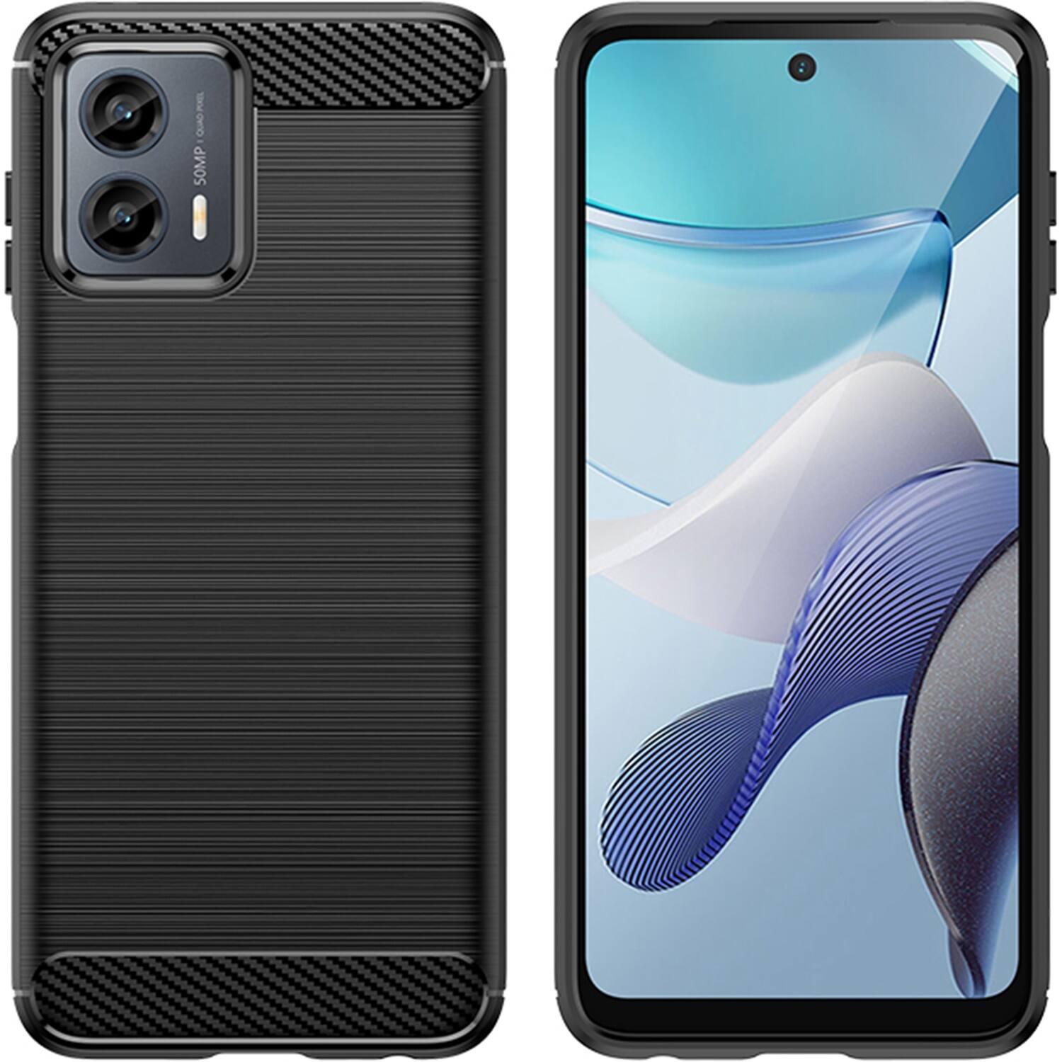 Alt View 12. SaharaCase - Anti-Slip Series Case for Motorola G 5G (2023) - Black.