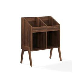 Crosley Furniture - Luna Vinyl Record Storage Stand - Brown