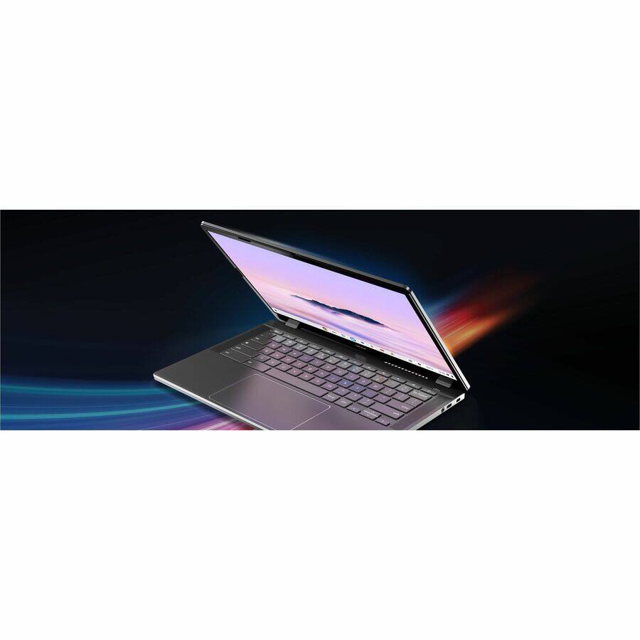 Alt View 2. Acer - Acer Chromebook Plus 514 CBE594-2T CBE594-2T-58T8 14" Touchscreen Chromebook - WUXGA - 60 Hz - Intel Core 5 120U - 16 GB - Iron.