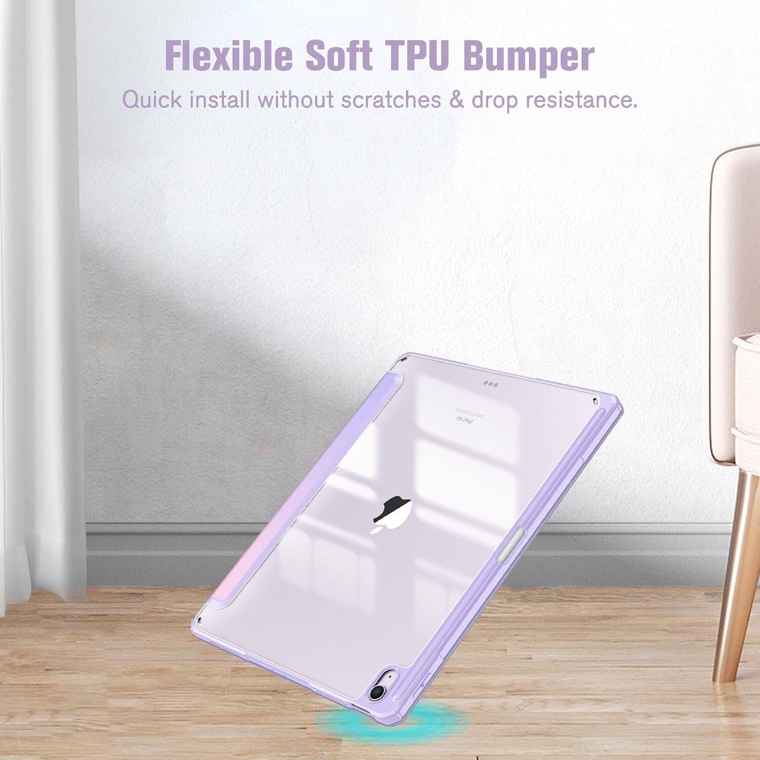 Flexible Soft TPU Bumper  
Quick install without scratches & drop resistance.
