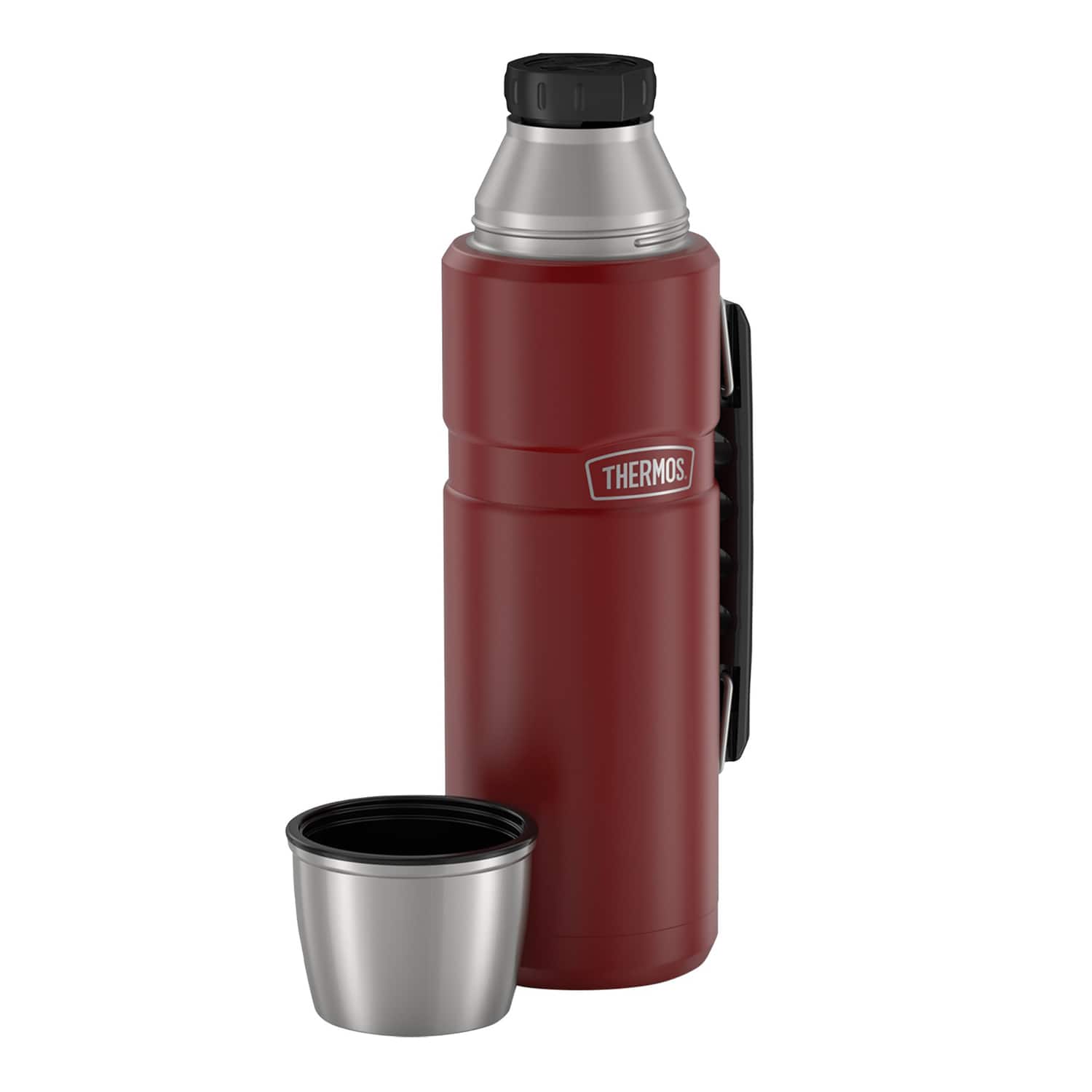 Thermos - Stainless King Vacuum Insulated Stainless Steel Beverage Bottle 1.2 L - Red