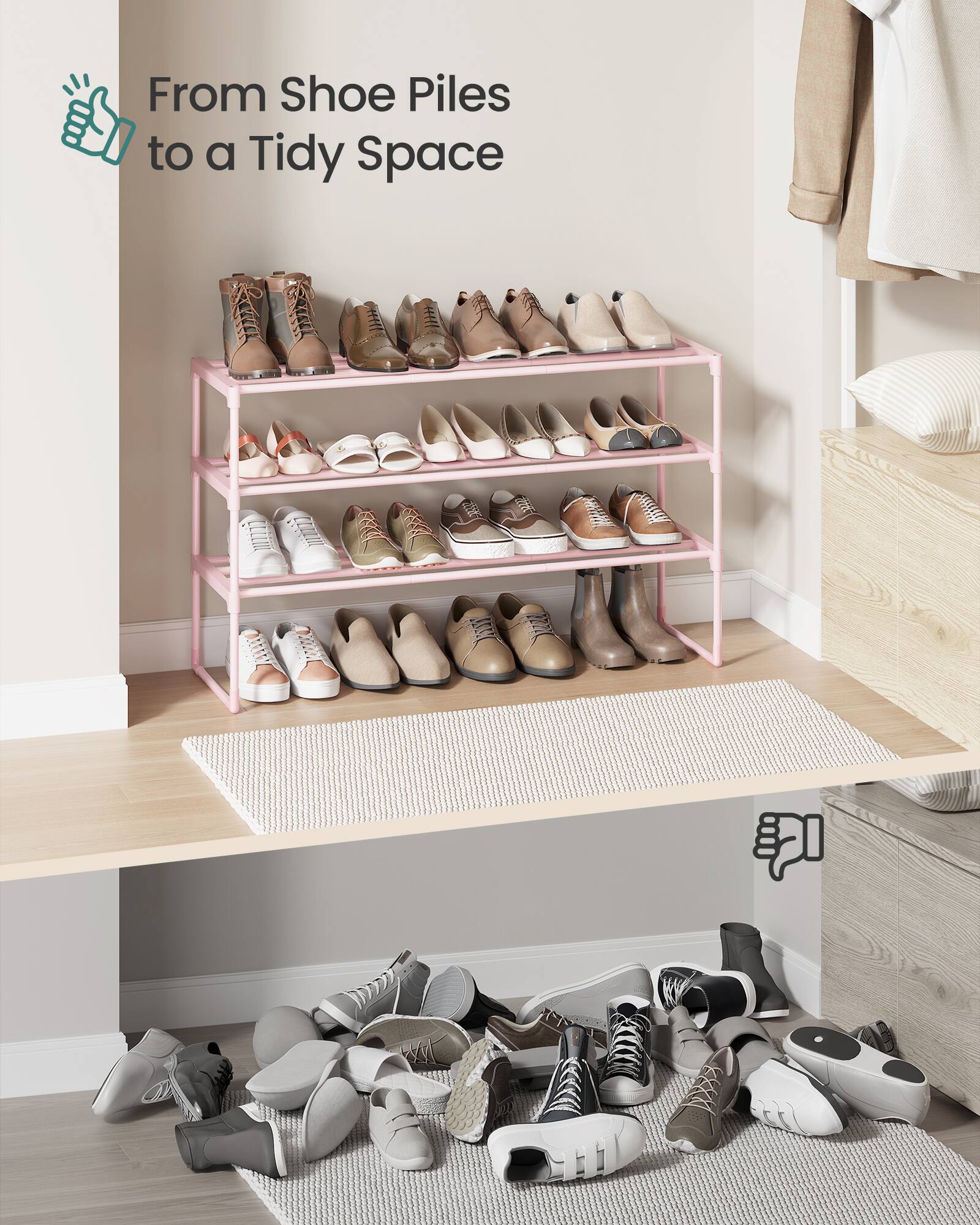 From Shoe Piles to a Tidy Space