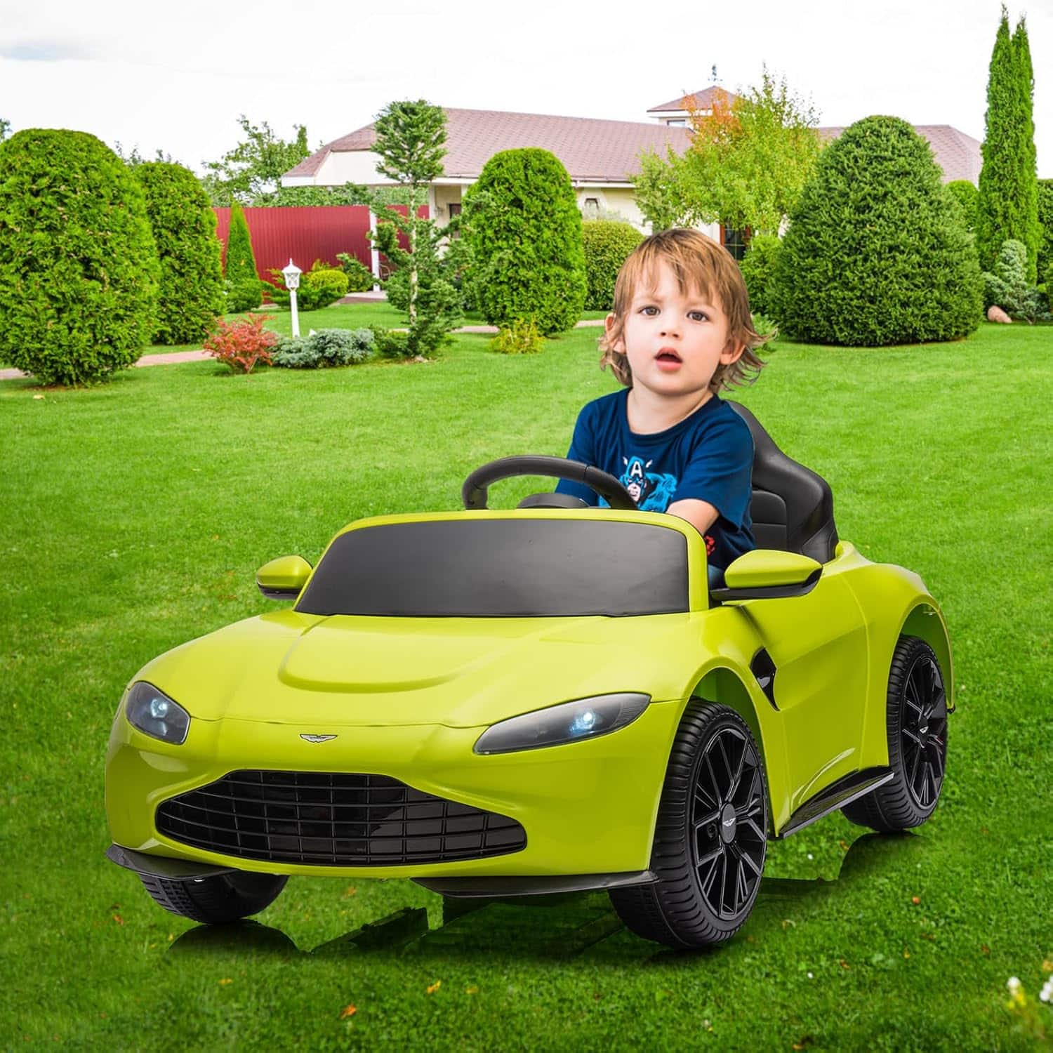 Homhougo - 24V Kids Electric Drift Go Kart, 300W Motor, 8.5 MPH, EVA Tires, LED Lights, Blue price history on PriceWatchPro