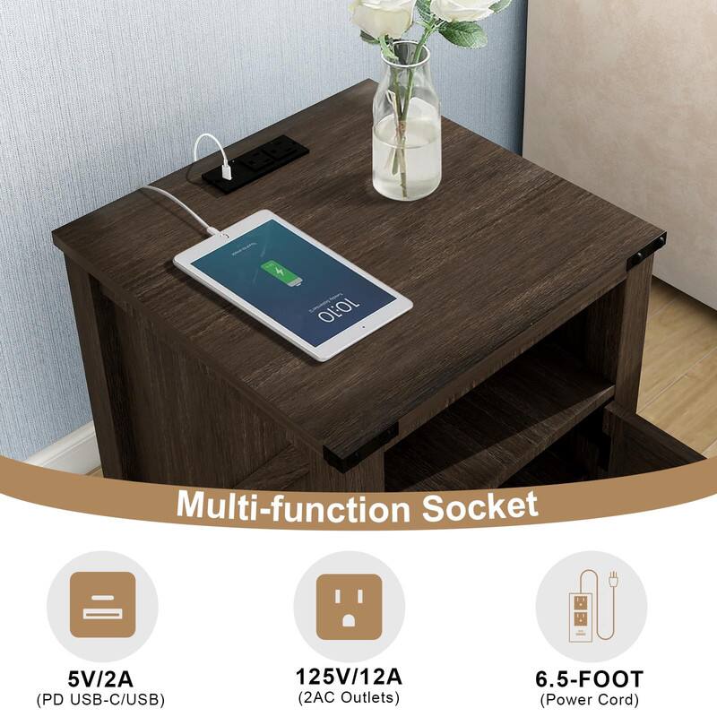 Multi-function Socket

- 5V/2A (PD USB-C/USB)
- 125V/12A (2AC Outlets)
- 6.5-FOOT (Power Cord)