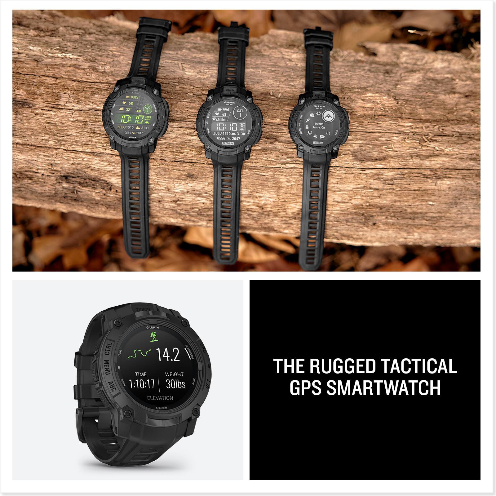 The Rugged Tactical GPS Smartwatch