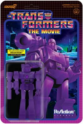 Super7 - Transformers - ReAction Figure Wv1 - Megatron Transformation (Purple Grid) - COLLECTIBLES - Multicolor