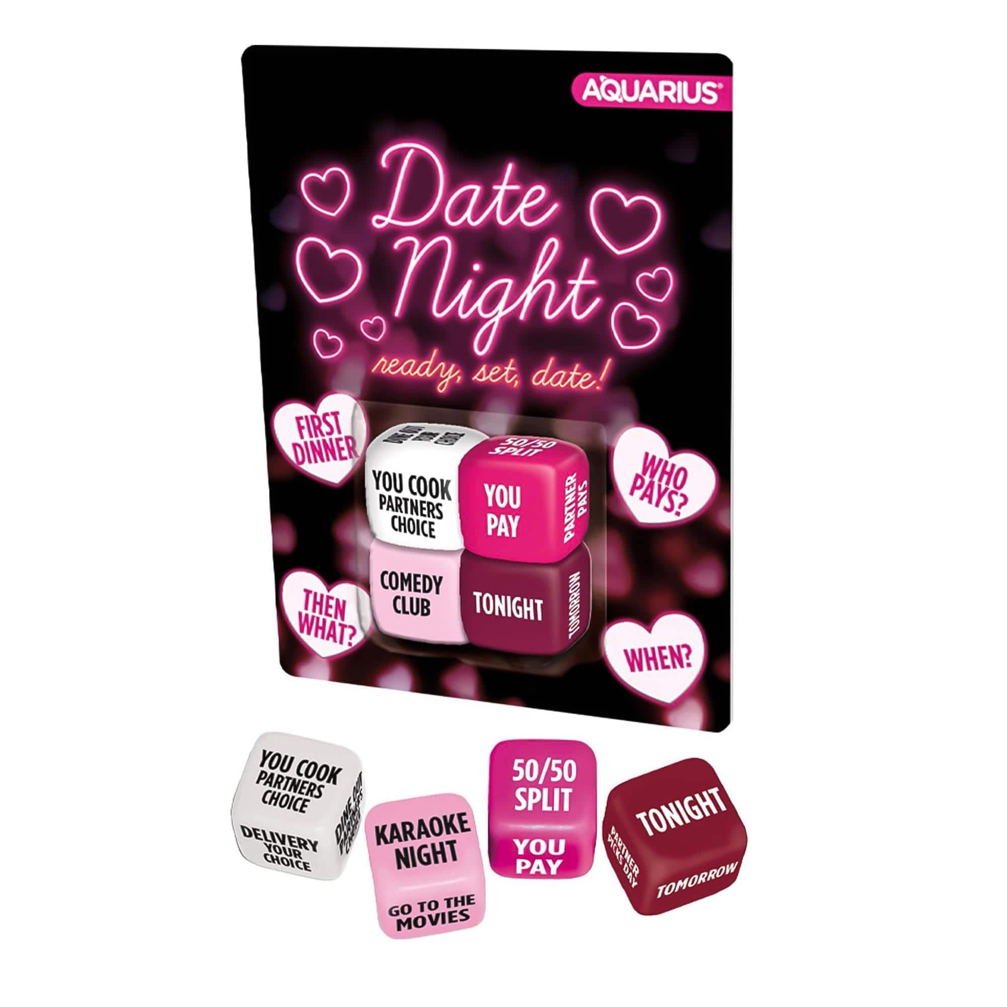 NMR Distribution - Date Night Dice Rolling Game - Multi-Colored
