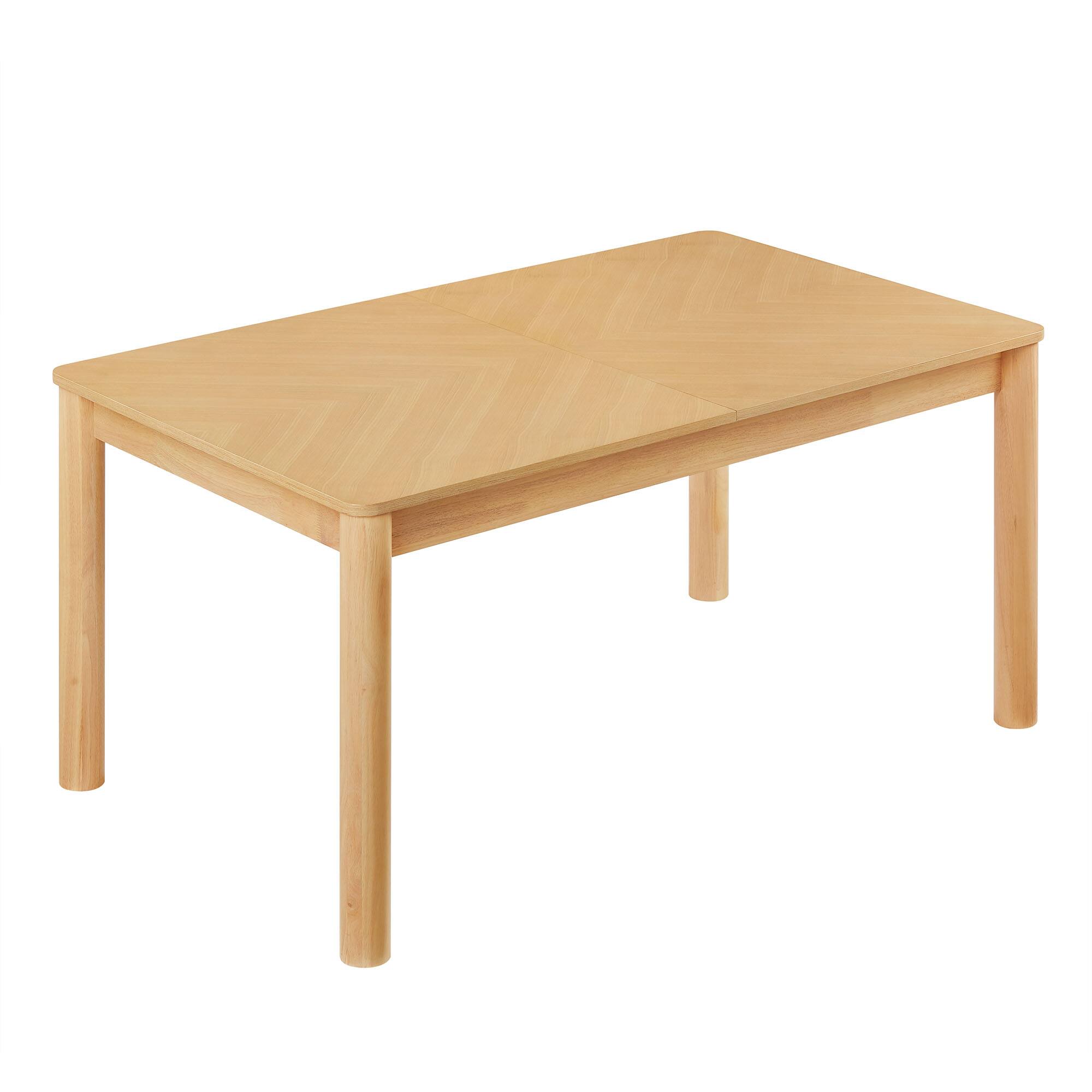 Angle. Modway - Alba Extendable Dining Table by Modway - Oak.
