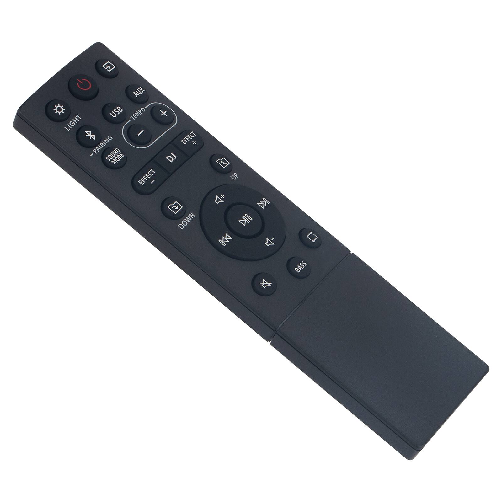 AUX USB TEMPO + LIGHT  
EFFECT + - PAIRING SOUND DJ MODE EFFECT -  
f DOWN UP  
Z t BASS