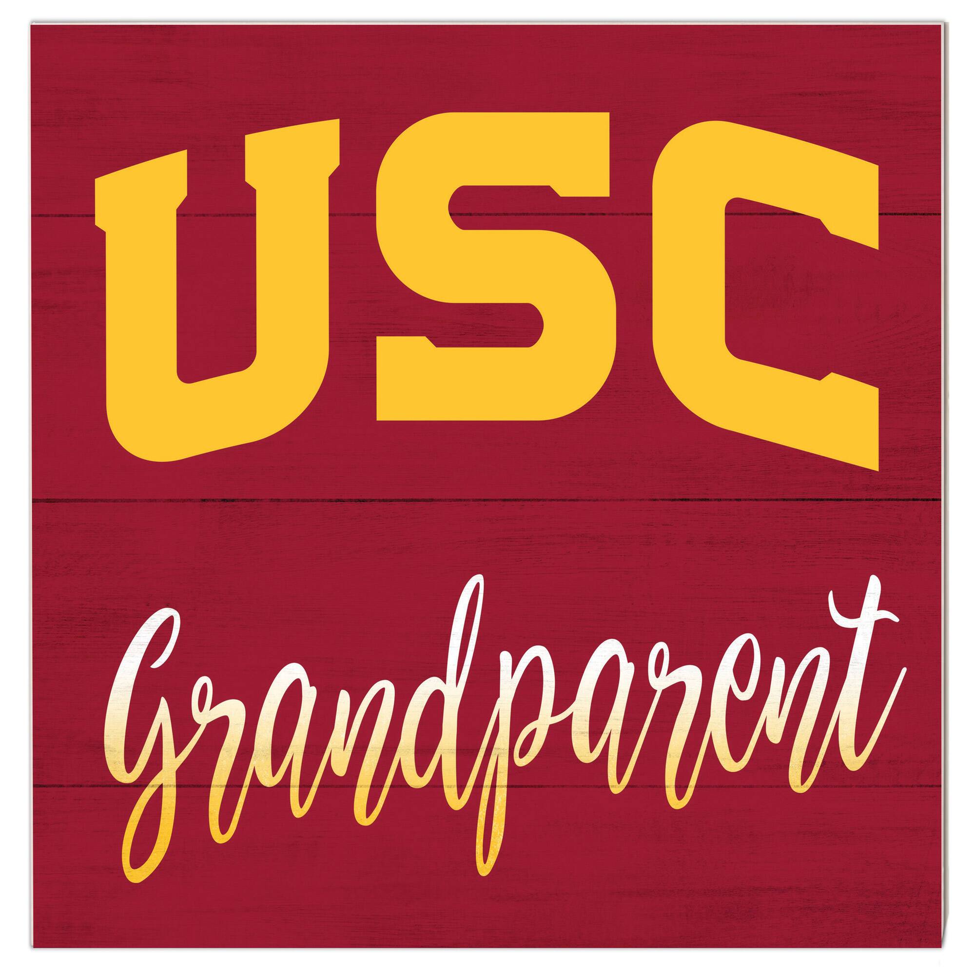 USC Trojans 10'' x 10'' Grandparent Plaque