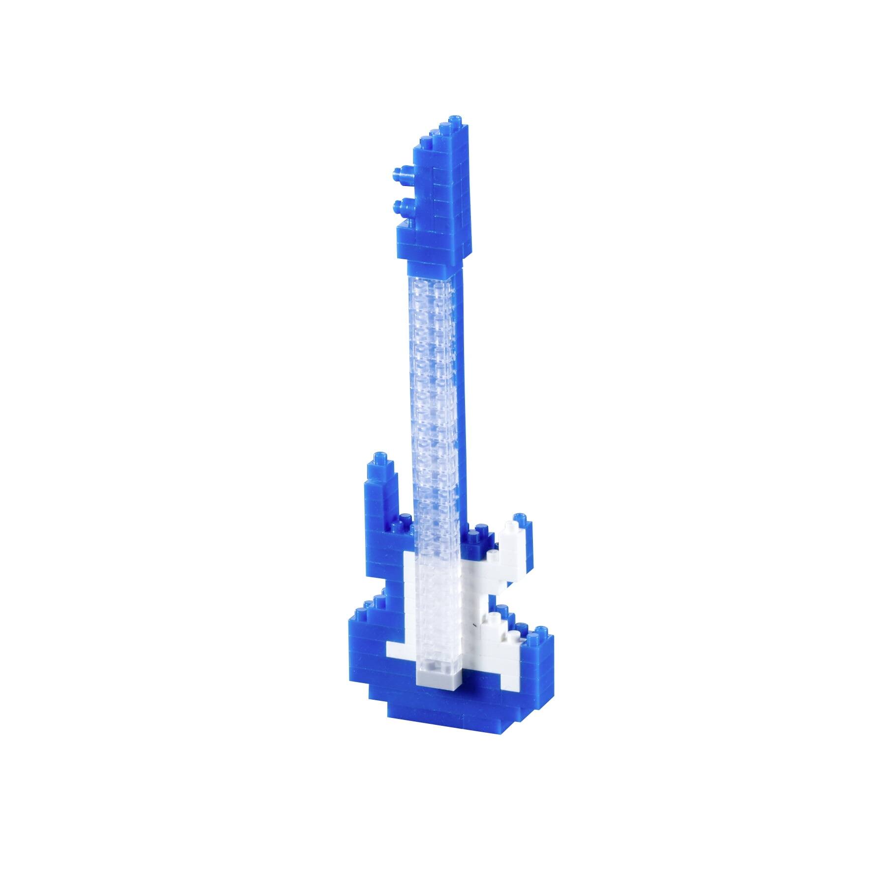 Brixies - E-GUITAR BLUE Building Set for Kids