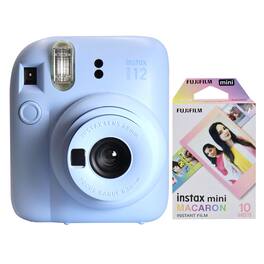Fujifilm - INSTAX MINI 12 Instant Film Camera Instant Film (Macaron) - Pastel Blue