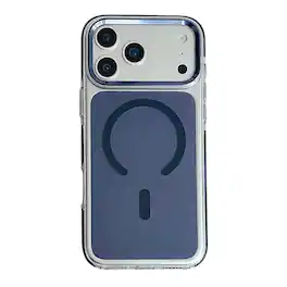 Dteck - for Apple iPhone 17 Pro Max Magnetic Shockproof Case,Slim Hybrid PC TPU Protective Cover,Compatible with Mag Safe - Blue