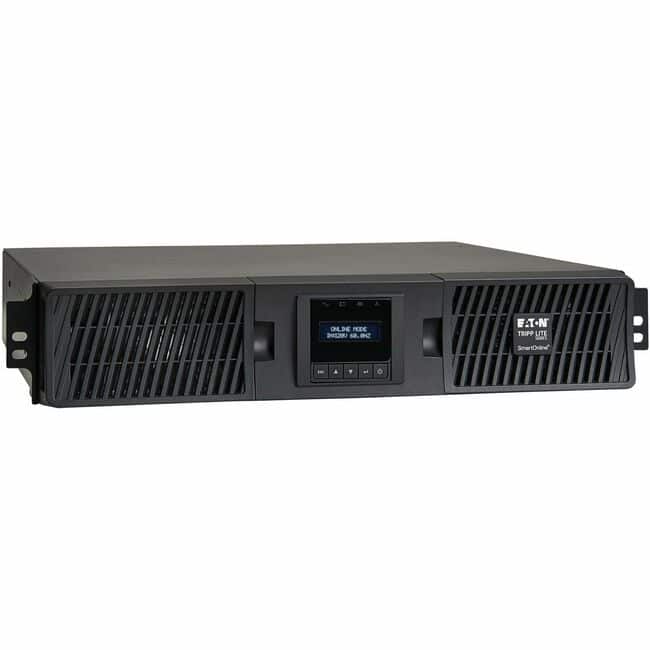 Eaton - Tripp Lite Series SmartOnline 1500VA 1350W 120V Double-Conversion Sine Wave UPS - 8 Outlets, Extended Run, Network - Black