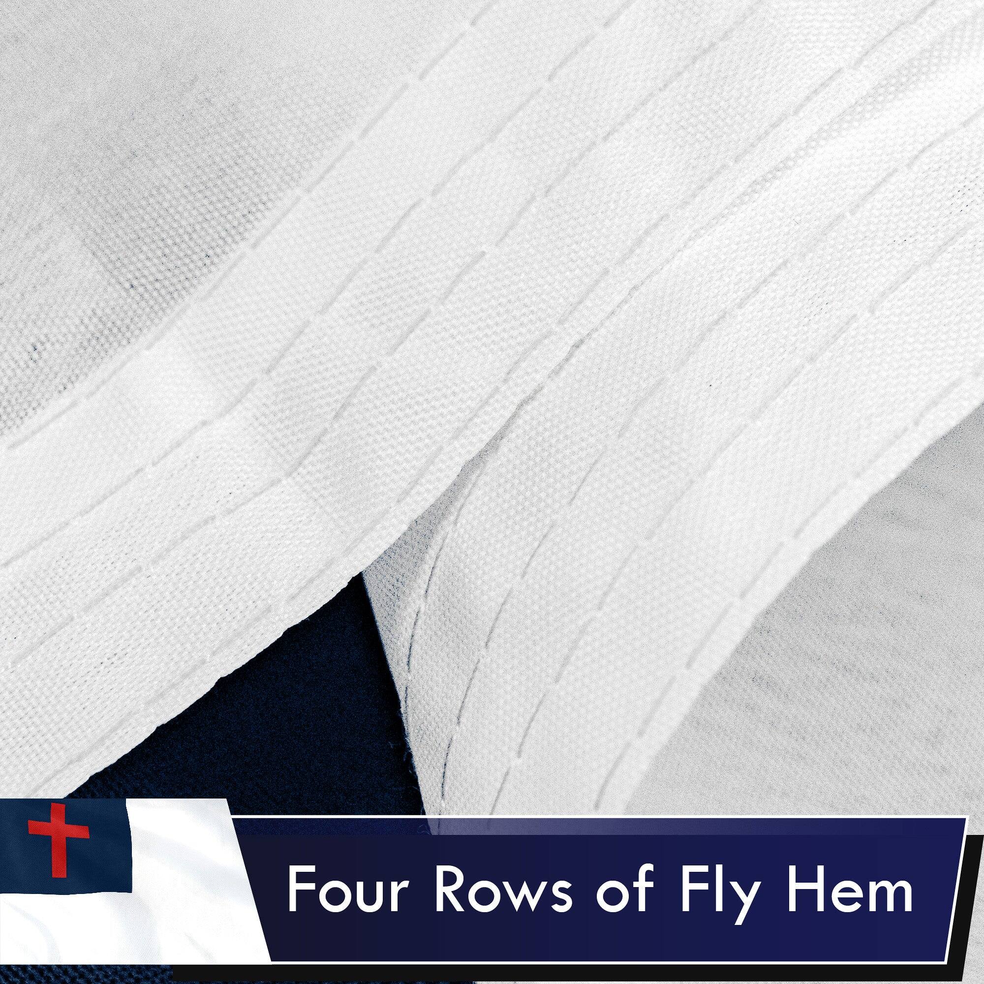 Four Rows of Fly Hem