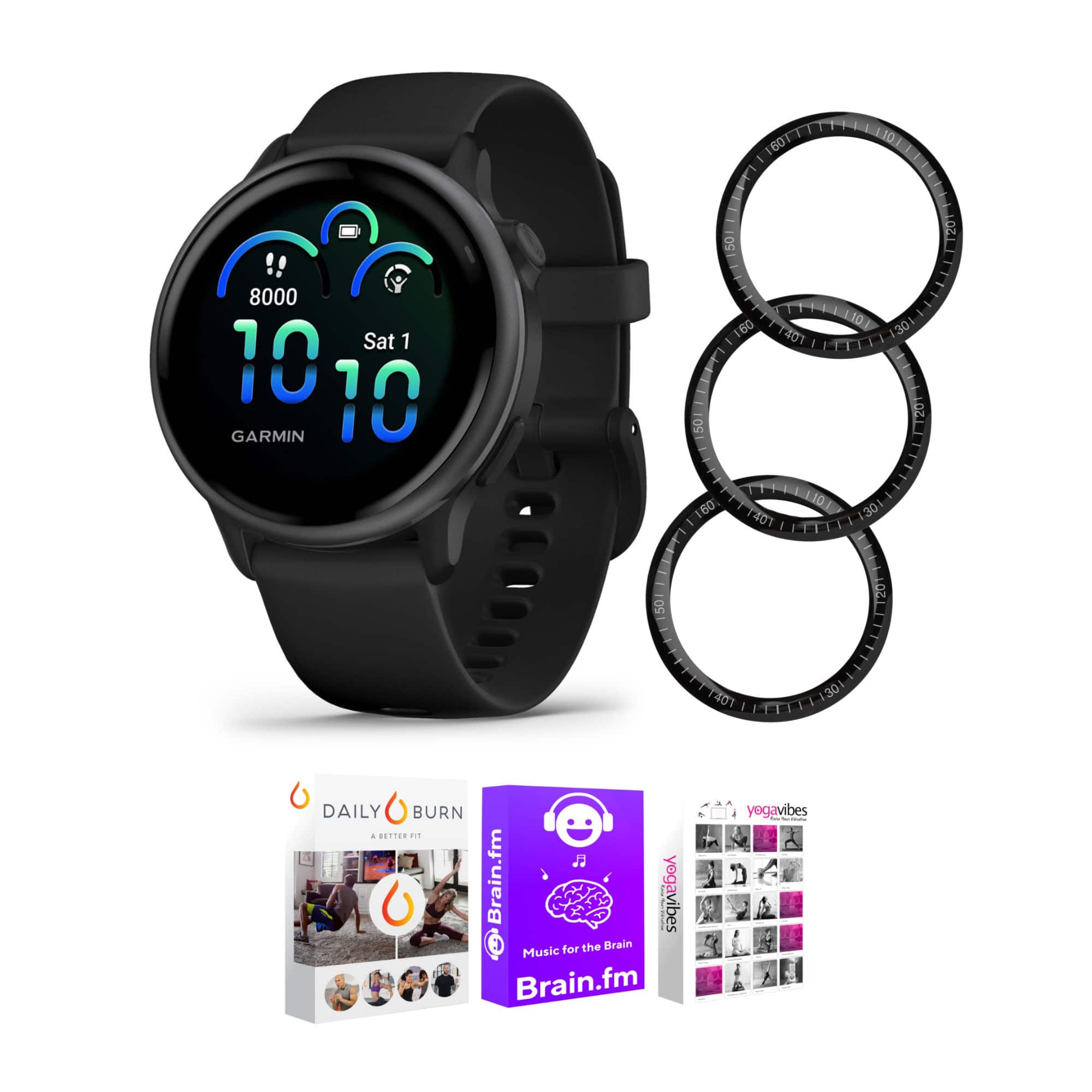 Garmin - Vivoactive 6 Slate with Black Band GPS Smartwatch and Software Bundle - Black - (2025) price history on PriceWatchPro