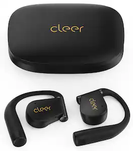 Cleer - ARC 4 Open-Ear Headphones with Dolby Audio, THX Certified, IPX7 Waterproofing, 32H Playback – - Black