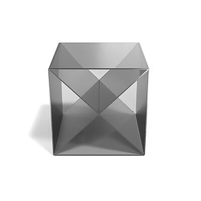 Alt View 2. TRU RED - 6" Plastic Desk Shelf, Smoke - Smoke.