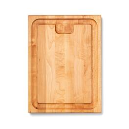 John Boos - Au Jus Maple Wood Cutting Board with Juice Groove, 20" x 15" x 1.5" - Natural