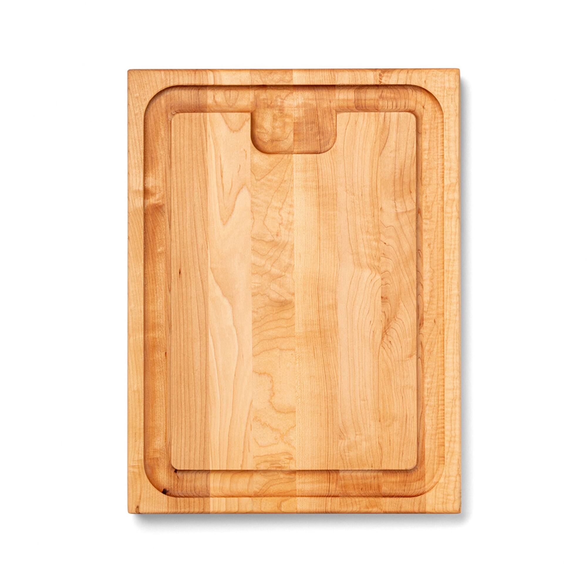 John Boos - Au Jus Maple Wood Cutting Board with Juice Groove, 20" x 15" x 1.5" - Natural