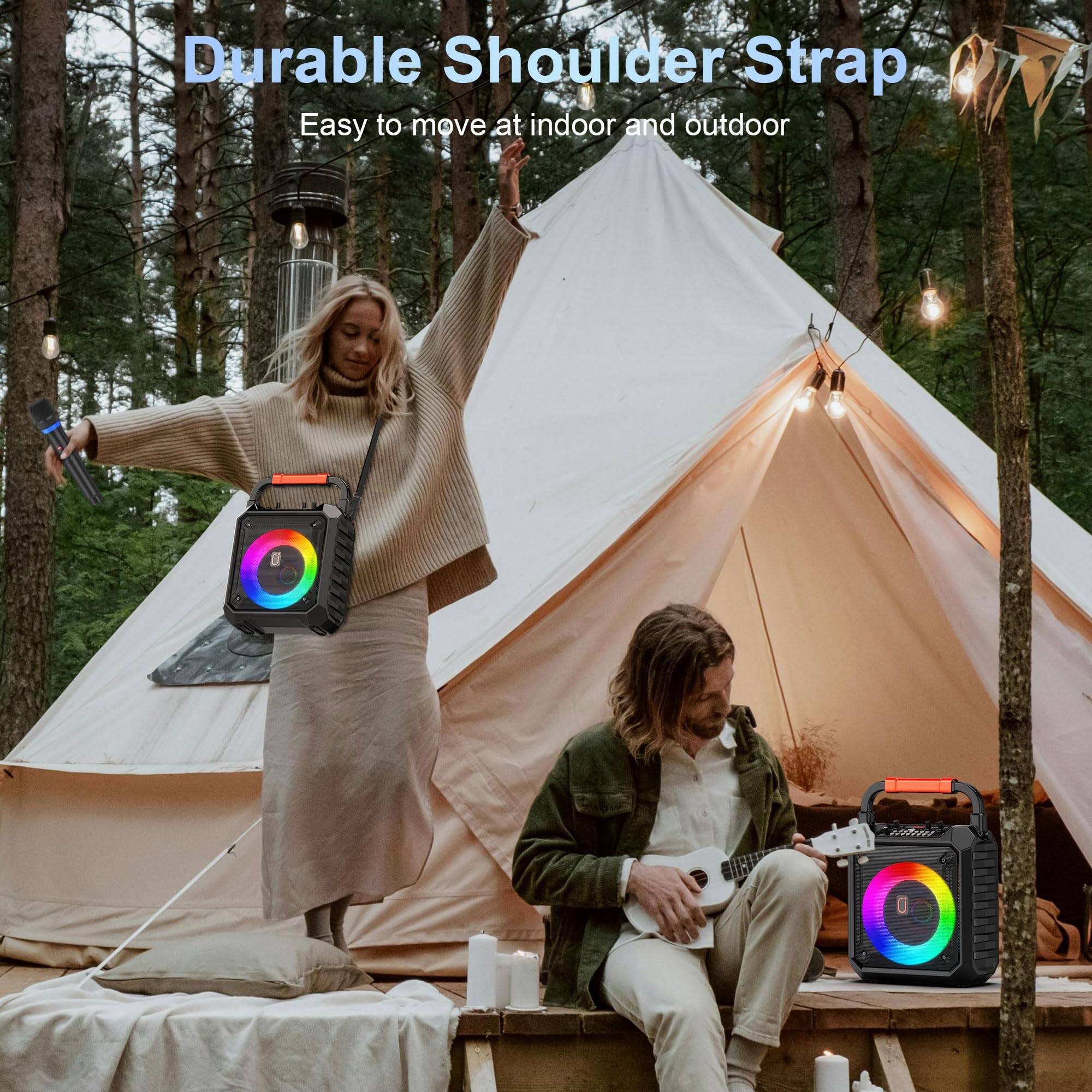 Durable Shoulder Strap  
Easy to move at indoor and outdoor