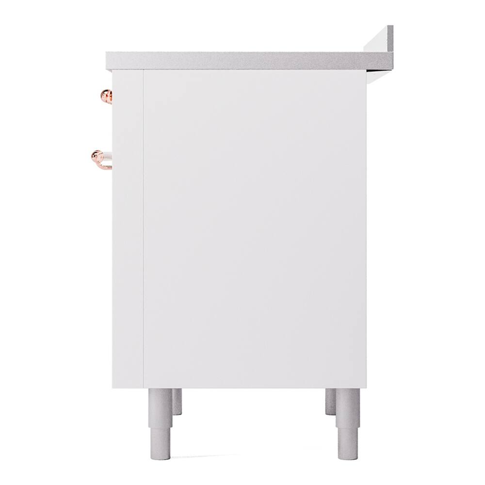 Alt View 10. ILVE - ILVE Nostalgie II 36 inch Induction Range with 6 Induction Elements (White) - White.