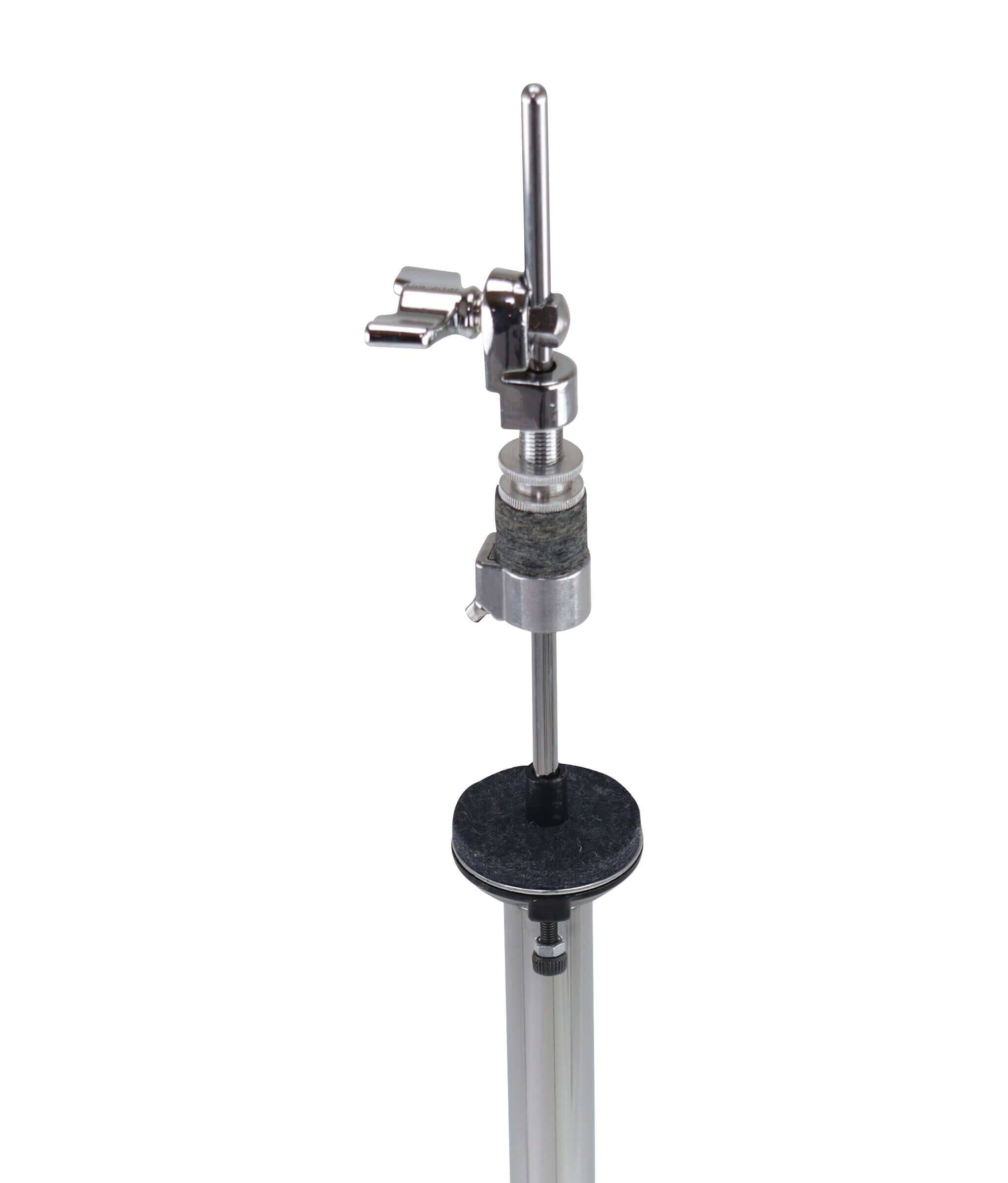 Back. Gibraltar Hardware - No Leg Hi Hat Stand, Rack Ready Compact Design, with Smooth G Style Footboard and Step Tension Adjustment.