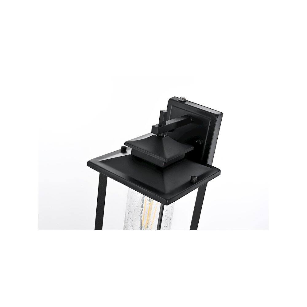 Alt View 3. Elegant Lighting - Sepviva 7 inch Outdoor Pendant in Black - Black.