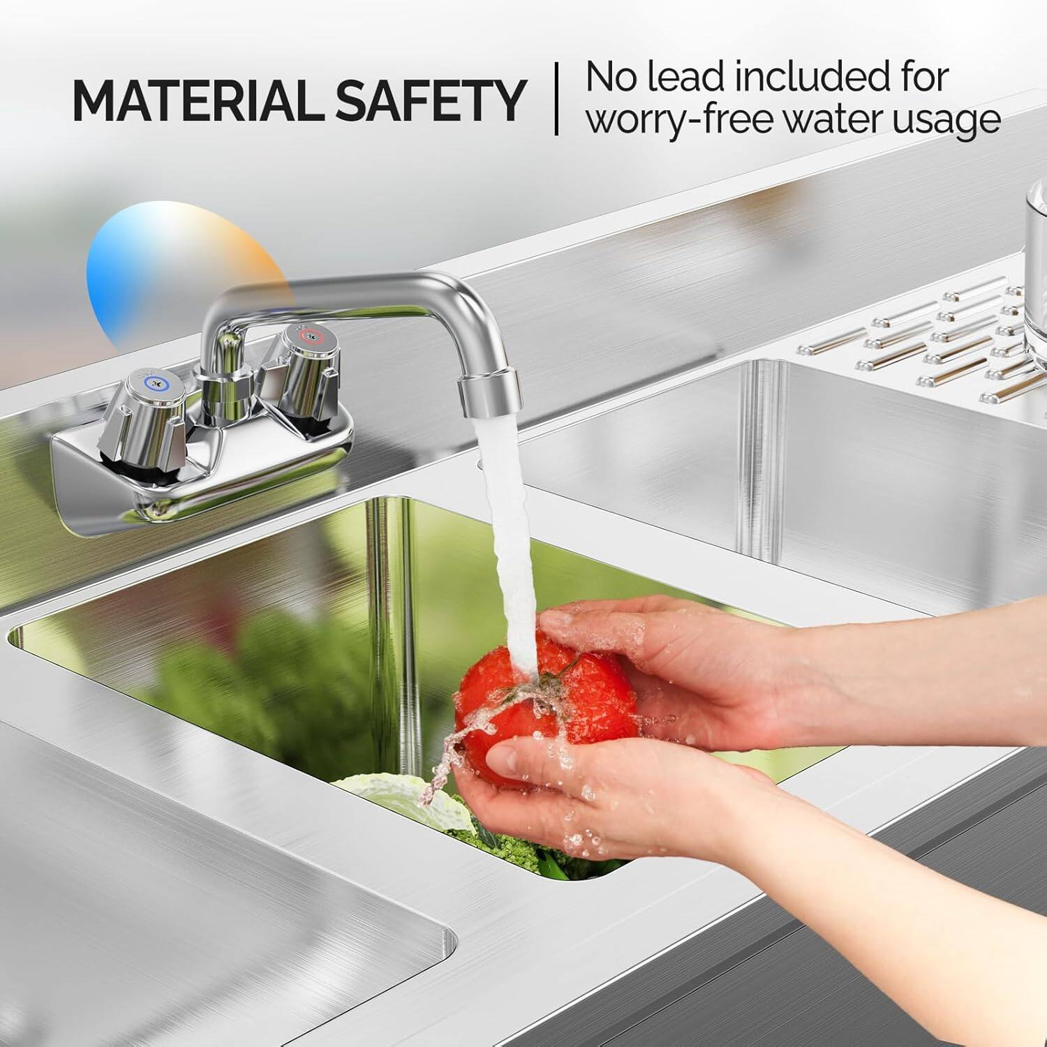 MATERIAL SAFETY | No lead included for worry-free water usage