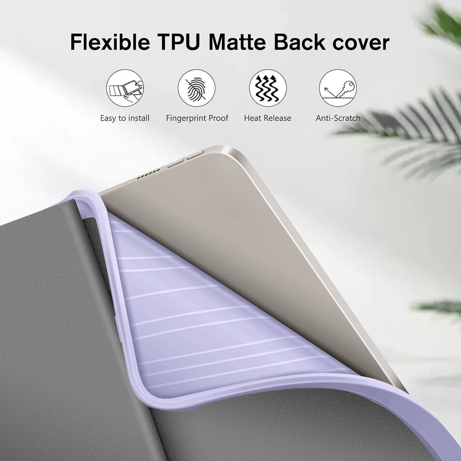 Flexible TPU Matte Back cover

- Easy to install
- Fingerprint Proof
- Heat Release
- Anti-Scratch