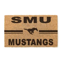 Jardine - SMU Mustangs 18" x 30" Team Logo Doormat - Brown
