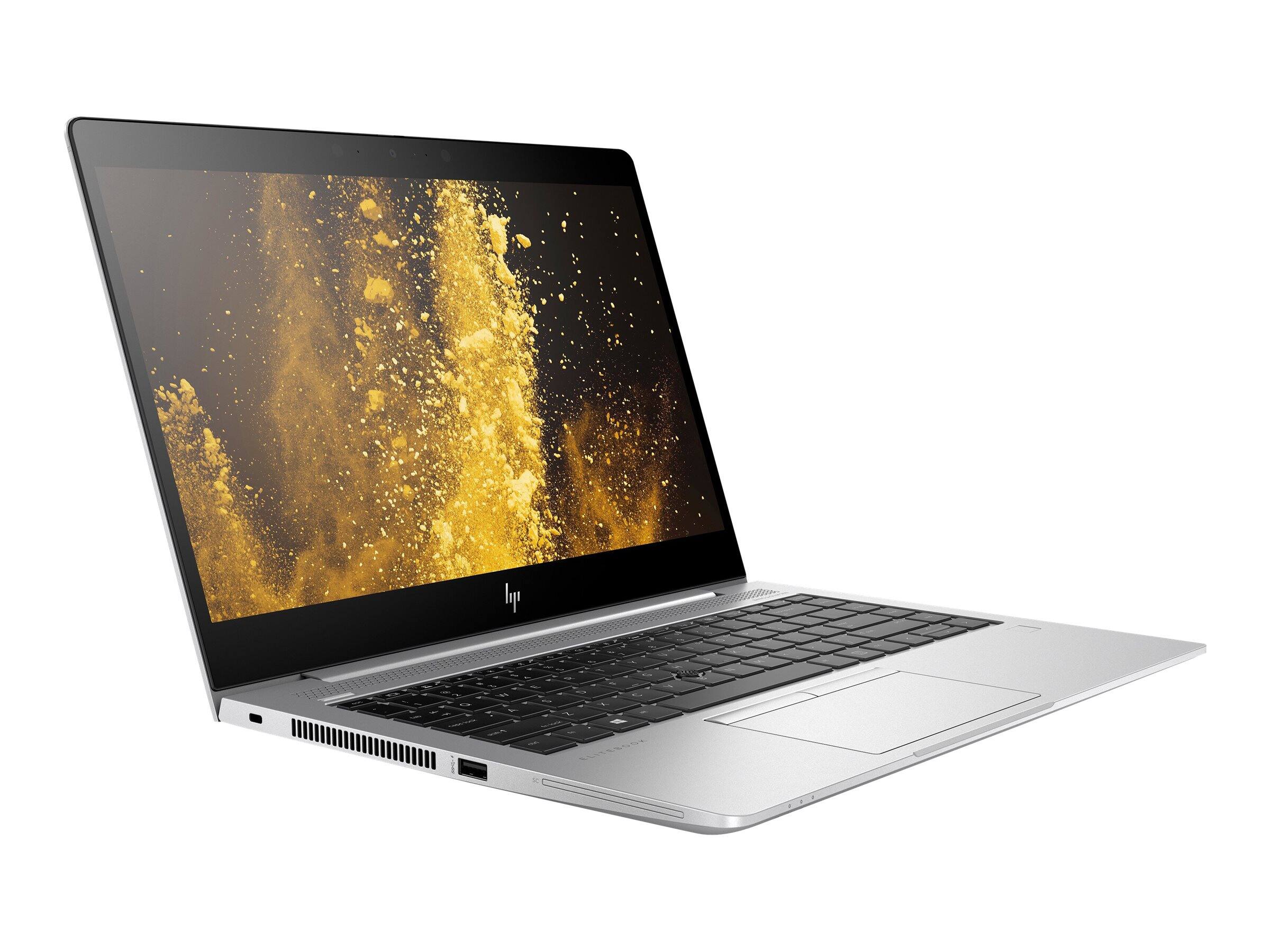 Alt View 2. HP - EliteBook 840 G6 14" FHD Touch Intel Core i7-8665U 1.9 GHz up to 4.8 GHz 16GB DDR4 256GB SSD Windows 11 Pro Laptop - Silver.