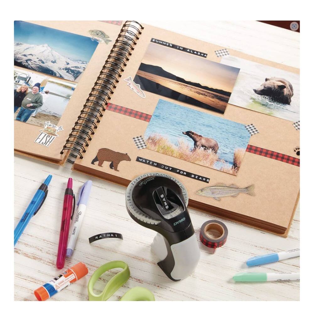 Sure, here is the corrected and grouped text from the image:

- SUMMER IN ALASKA
- time to FISH
- WATERS
- OUT FOR BEARS
- DYMO
- KATMAI