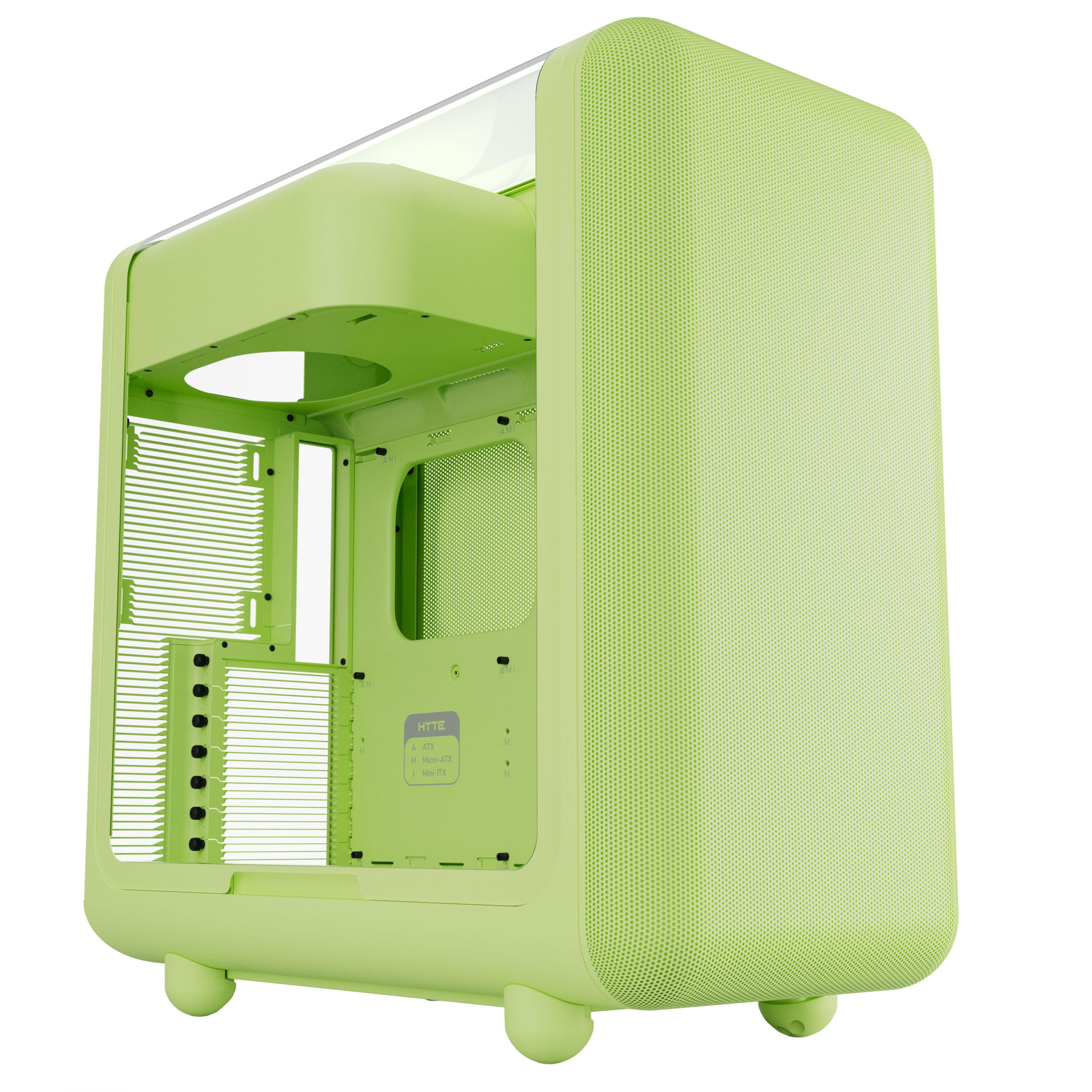 HYTE - X50 Modern Performance ATX Mid-Tower PC Gaming Case - Matcha Milk