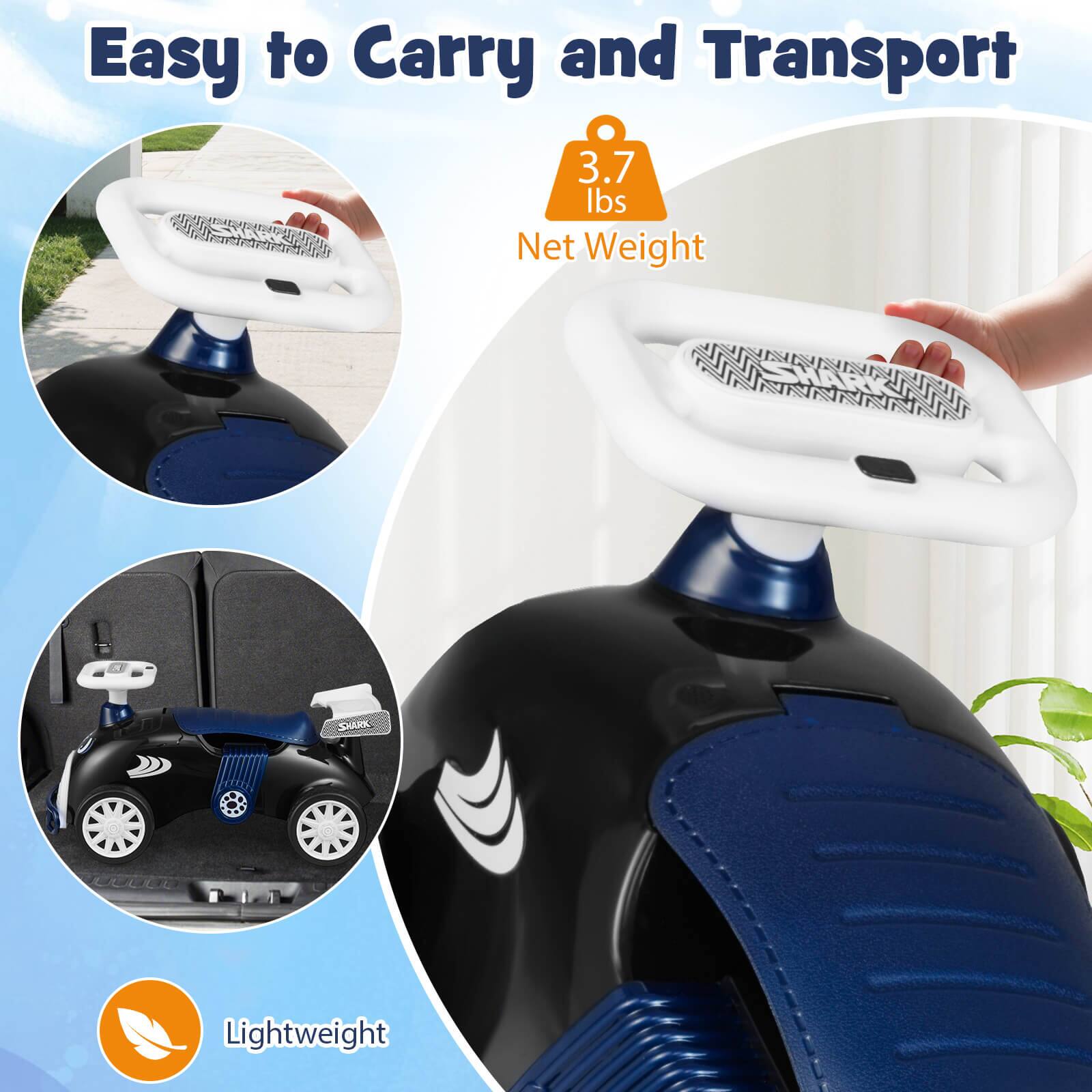Easy to Carry and Transport  
3.7 lbs Net Weight  
Lightweight