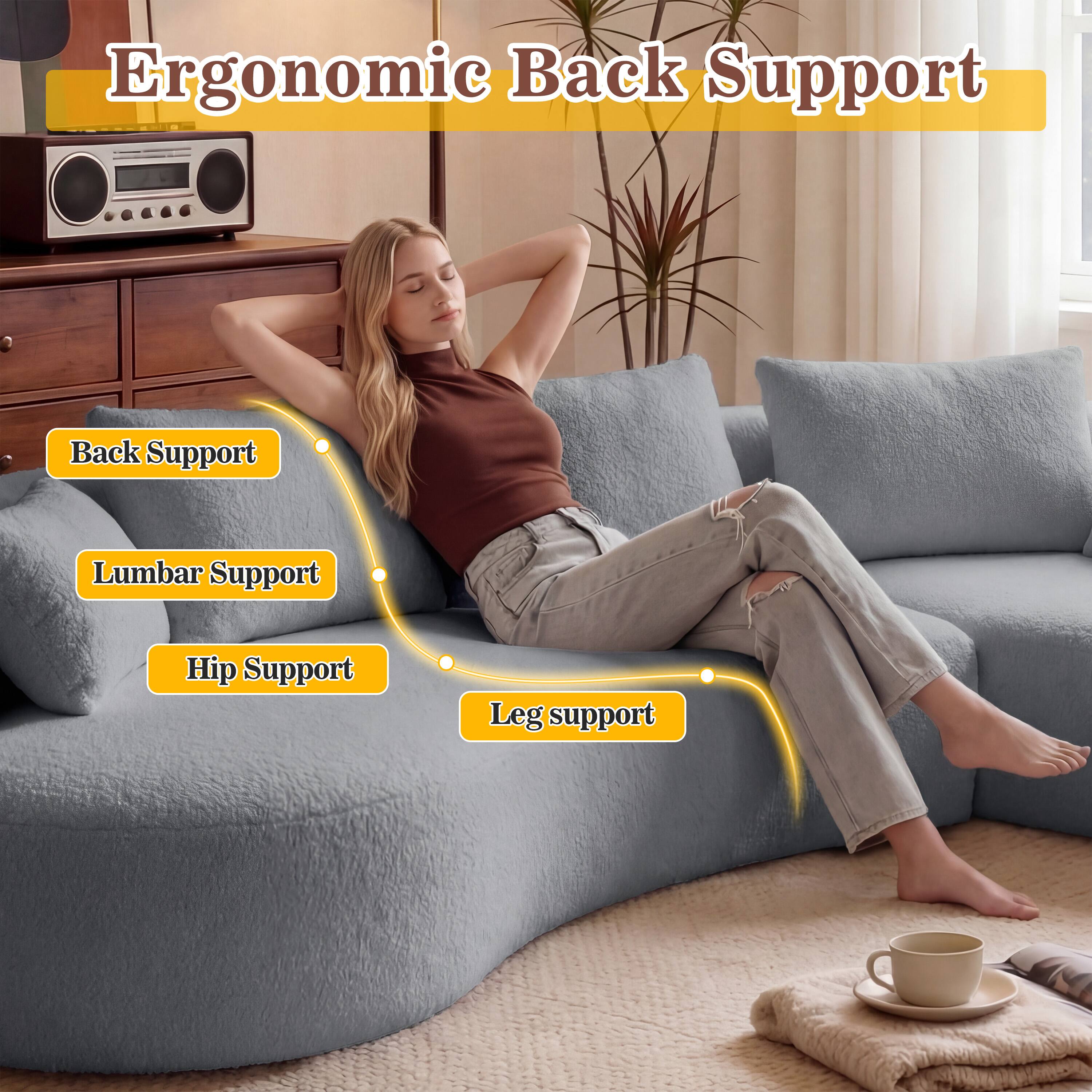 Ergonomic Back Support

- Back Support
- Lumbar Support
- Hip Support
- Leg Support