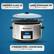Alt View 1. Elite Gourmet - 8.5Qt. Digital Slow Cooker - Stainless-Steel/Black.