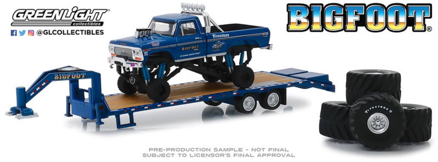 GreenLight Collectibles - 1:64 Bigfoot #1 The Original Monster Truck (1979) - 1974 Ford F-250 - Collectibles