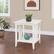 Alt View 12. OSP Home Furnishings - Sierra Side Table - White Finish.