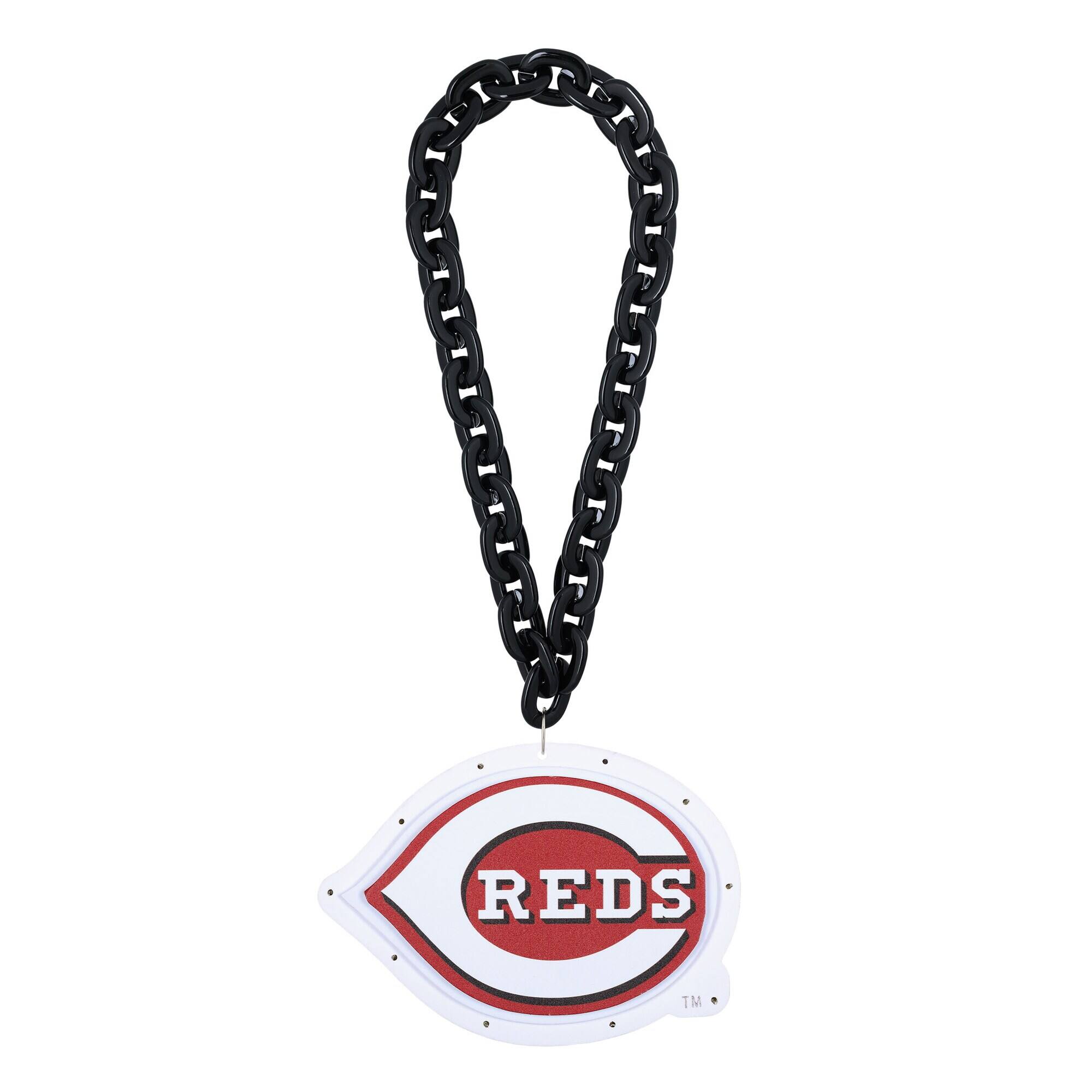FOCO - Cincinnati Reds Light Up Big Logo Fan Chain - Multicolor