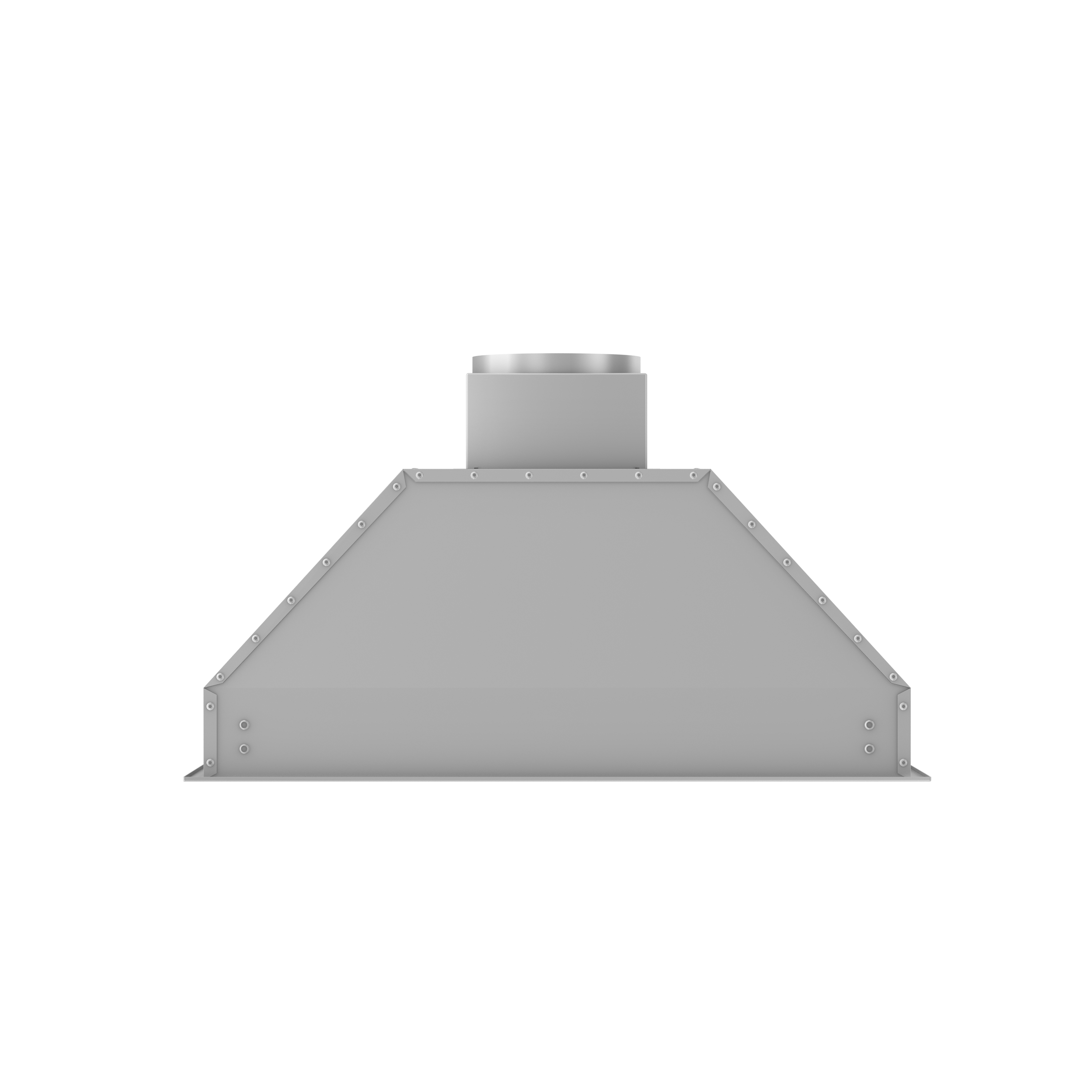 Front. ZLINE - ZLINE 40" Remote Blower Ducted Range Hood Insert in Stainless Steel (695-RD-40) - Stainless Steel.