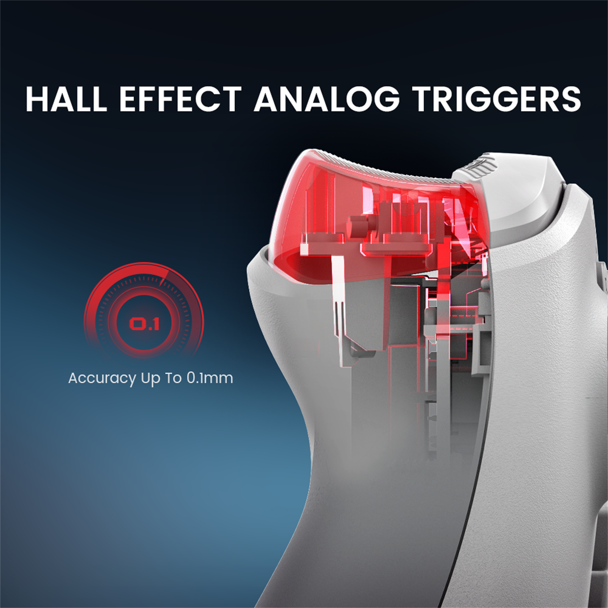 Hall Effect Analog Triggers O.1 Accuracy Up To 0.1mm