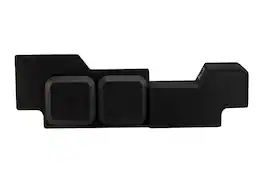 KICKER - L7T 5th Generation Custom Fit Dual 10" 2-Ohm Down Firing Enclosure Subwoofer for Select Dodge Rams - Black
