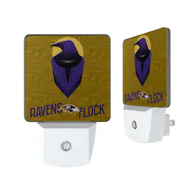 Keyscaper - Baltimore Ravens 2024 Illustrated Limited Edition Nightlight Two-Pack - Multicolor